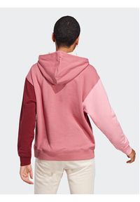 Adidas - adidas Bluza Essentials Big Logo Oversized French Terry Hoodie IC9869 Różowy Loose Fit. Kolor: różowy. Materiał: bawełna