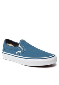 Vans Tenisówki Classic Slip-On VN-0ENVY Granatowy. Zapięcie: bez zapięcia. Kolor: niebieski. Materiał: materiał #9