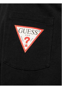 Guess Spodnie dresowe Adam M1RB37 K6ZS1 Czarny Slim Fit. Kolor: czarny. Materiał: bawełna, dresówka #4