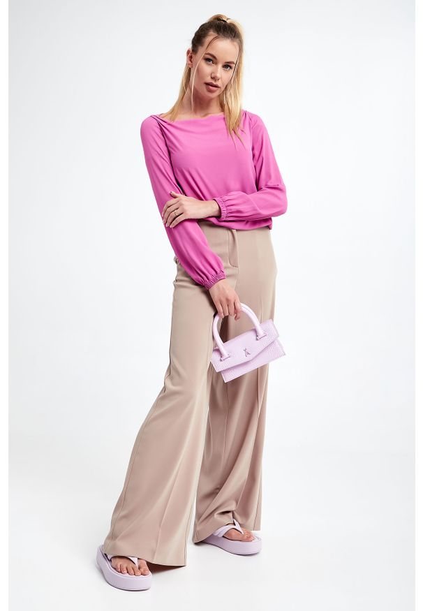 Patrizia Pepe - Bluzka damska z odkrytymi plecami PATRIZIA PEPE