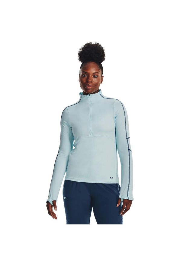 Bluza fitness damska Under Armour Train Cw 1/2 Zip. Kolor: niebieski. Sport: fitness