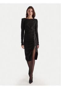 Pinko - PINKO Sukienka koktajlowa Almundenta Abito 106126 A2ZU Czarny Regular Fit. Kolor: czarny. Materiał: syntetyk. Styl: wizytowy