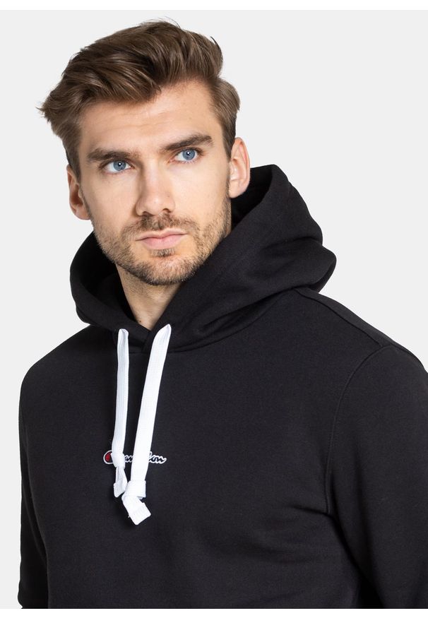 Bluza męska Champion Athletic Digital Print Organic Cotton Blend Hoodie (216961-KK001). Kolor: czarny. Materiał: materiał. Wzór: nadruk. Styl: elegancki, sportowy