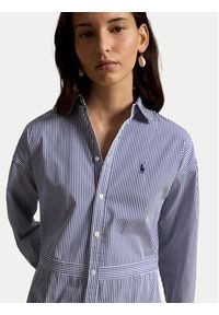 Polo Ralph Lauren Sukienka koszulowa 211B22754001 Granatowy Regular Fit. Typ kołnierza: polo. Kolor: niebieski. Materiał: bawełna. Typ sukienki: koszulowe #5