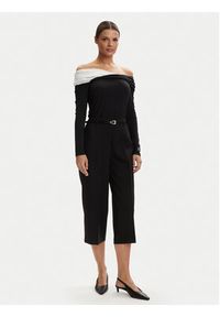 Vero Moda Kuloty Elma 10339926 Czarny Wide Leg. Kolor: czarny. Materiał: syntetyk #4