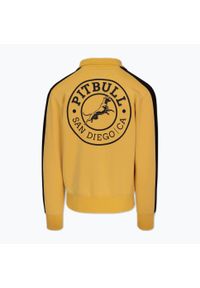 PITBULL - Bluza męska Pitbull Track Jacket San Diego. Kolor: żółty. Sport: fitness