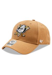 47 Brand Czapka z daszkiem NHL Anaheim Ducks '47 MVP SNAPBACK H-MVPSP25WBP-QLB Brązowy. Kolor: brązowy. Materiał: materiał #1