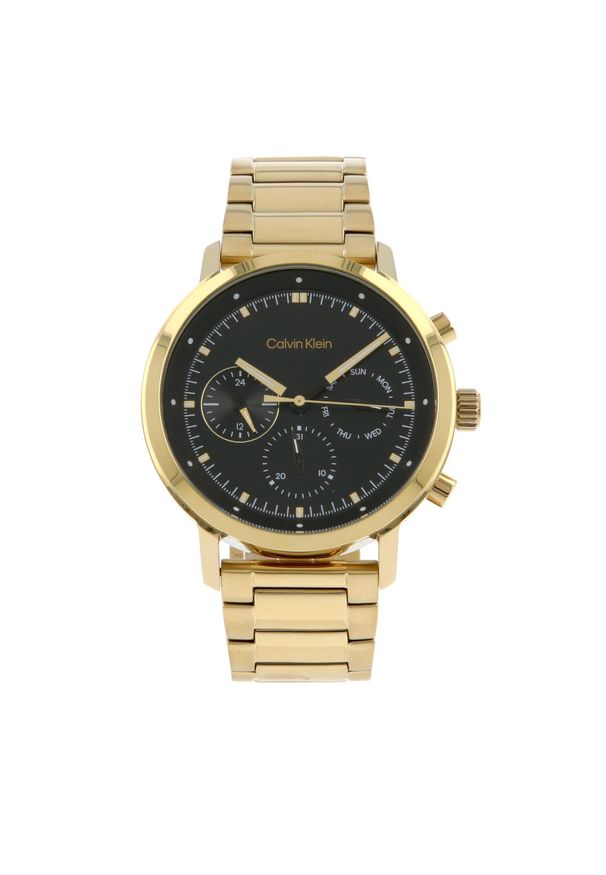 Zegarek Calvin Klein Gauge 25200065 Gold/Gold. Kolor: złoty