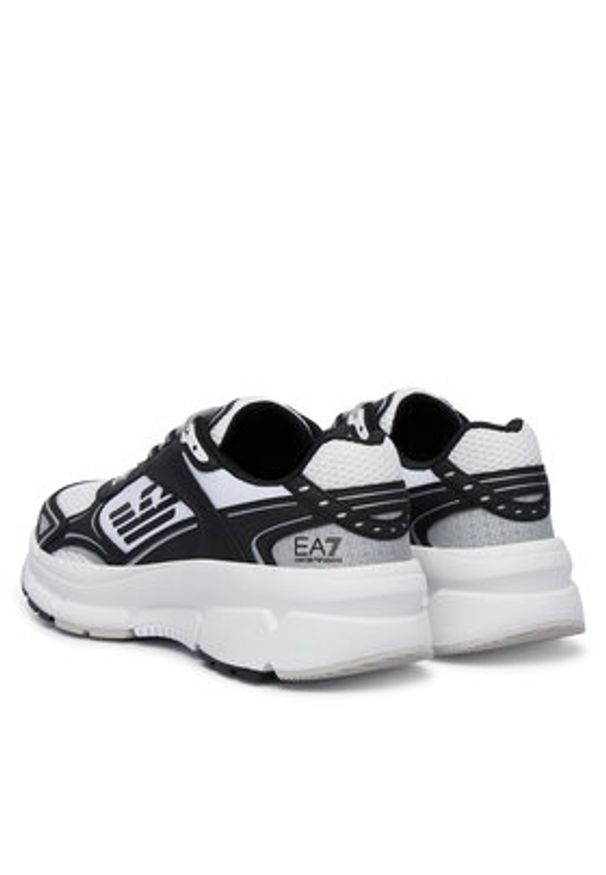 EA7 Emporio Armani Sneakersy 7X000663 AF23619 MC001 Czarny. Kolor: czarny. Materiał: materiał