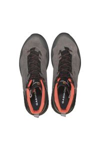 Buty trekkingowe męskie Garmont Groove Mid. Wysokość cholewki: za kostkę. Zapięcie: sznurówki. Kolor: czarny. Materiał: tkanina, skóra, materiał, syntetyk. Szerokość cholewki: normalna