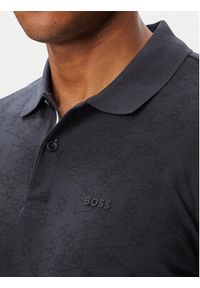 BOSS Polo Swing 50564801 Granatowy Regular Fit. Typ kołnierza: polo. Kolor: niebieski. Materiał: bawełna #3