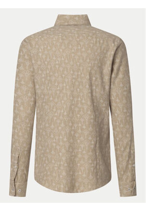 JOOP! Koszula 17 JSH-154Pit-W 30043581 Beżowy Slim Fit. Kolor: beżowy. Materiał: bawełna