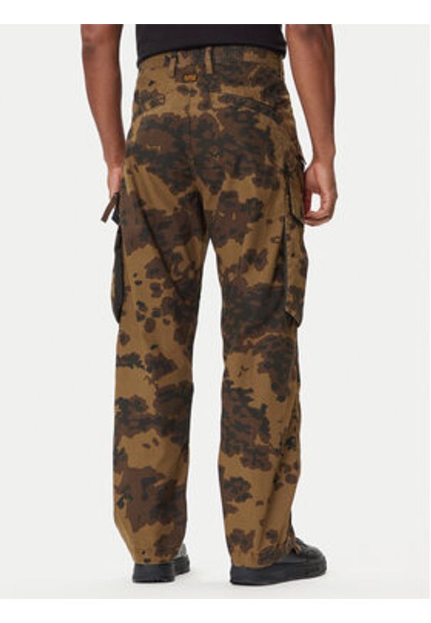 G-Star RAW - G-Star Raw Spodnie materiałowe R-3N D25224-D553 Zielony Straight Fit. Kolor: zielony. Materiał: bawełna