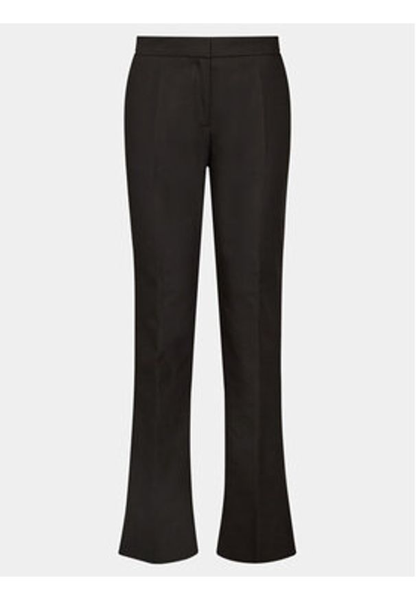 Hugo Spodnie materiałowe Haralie 50510436 Czarny Straight Fit. Kolor: czarny. Materiał: syntetyk, bawełna