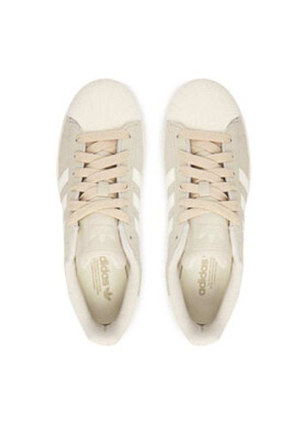 Adidas - adidas Sneakersy Superstar II IH4145 Beżowy. Kolor: beżowy. Materiał: skóra. Model: Adidas Superstar