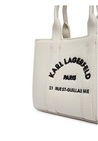 Karl Lagerfeld - KARL LAGERFELD Torebka B1W30042 Biały. Kolor: biały. Materiał: skórzane #3