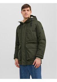 Jack & Jones - Jack&Jones Kurtka zimowa 12235869 Zielony Regular Fit. Kolor: zielony. Materiał: syntetyk. Sezon: zima #1