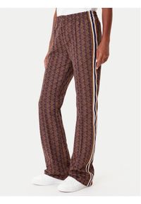 Lacoste Spodnie dresowe XF9313 Brązowy Regular Fit. Kolor: brązowy. Materiał: bawełna