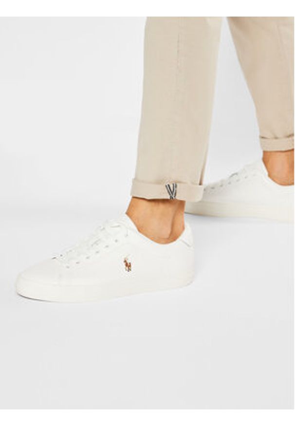 Polo Ralph Lauren Sneakersy Longwood 816785025004 Biały. Kolor: biały. Materiał: skóra