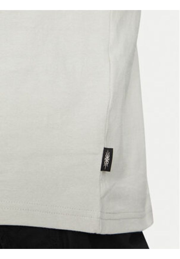 Quiksilver T-Shirt EQYZT08016 Szary Regular Fit. Kolor: szary. Materiał: bawełna