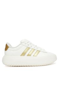 Adidas - adidas Sneakersy Grand Court Platform JR0699 Biały. Kolor: biały. Materiał: skóra. Obcas: na platformie #1