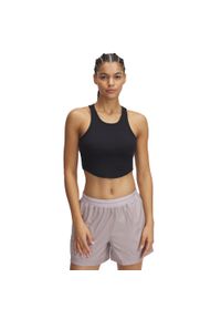 Damski tank top Under Armour Rival Rib. Kolor: czarny, biały, wielokolorowy. Materiał: tkanina. Długość rękawa: bez rękawów. Wzór: prążki. Sport: fitness #1