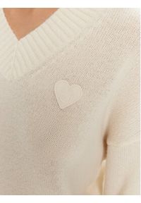 Hugo - HUGO Sweter Scutie_B 50543059 Écru Regular Fit. Materiał: syntetyk