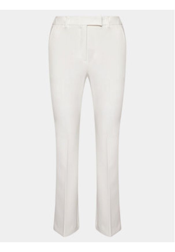 Marella Spodnie materiałowe Child 2413131061200 Écru Regular Fit. Materiał: syntetyk