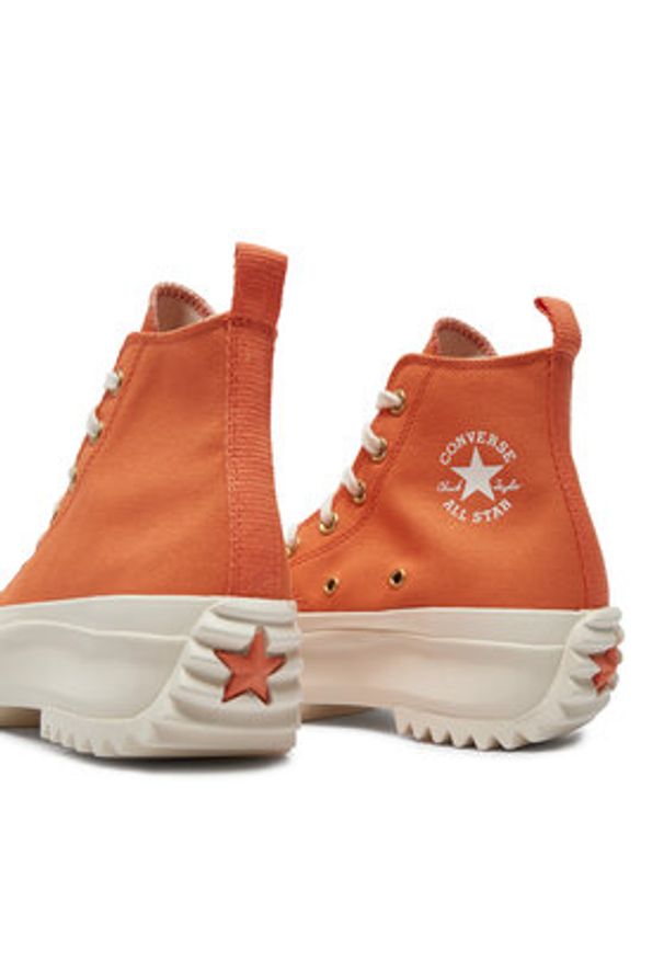 Converse Trampki Run Star Hike A09911C Pomarańczowy. Kolor: pomarańczowy. Materiał: materiał