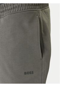 BOSS Dres Wesmallhood 50541065 Szary Regular Fit. Kolor: szary. Materiał: bawełna #4