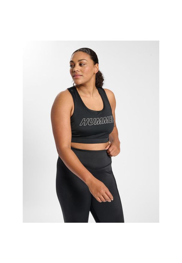 Damski biustonosz sportowy Hummel TE Curvy Plus. Kolor: czarny