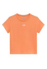 Koszulka Vans Basic Mini Pomarańczowa. Kolor: pomarańczowy. Materiał: bawełna. Długość rękawa: krótki rękaw. Długość: krótkie #1