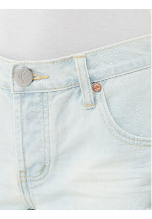 One Teaspoon Szorty jeansowe Bonitas 26867 Niebieski Regular Fit. Kolor: niebieski. Materiał: bawełna