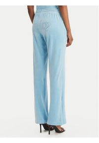 Juicy Couture Spodnie dresowe Tina JCWBJ126327 Błękitny Straight Leg. Kolor: niebieski. Materiał: syntetyk #4
