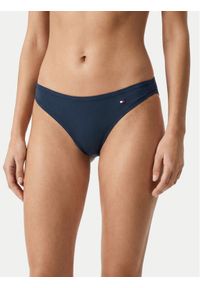 TOMMY HILFIGER - Tommy Hilfiger Stringi UW0UW06046 Granatowy. Kolor: niebieski. Materiał: syntetyk #1