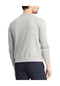 Ralph Lauren - RALPH LAUREN - Szara bluza z logo. Typ kołnierza: polo. Kolor: szary. Materiał: jeans, dresówka, bawełna. Wzór: haft. Styl: klasyczny #2