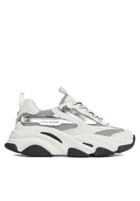 Steve Madden Sneakersy Possession-E Sneaker SM19000033-04005-04D Srebrny. Kolor: srebrny. Materiał: skóra