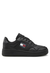 Sneakersy Tommy Jeans. Kolor: czarny. Styl: retro #1