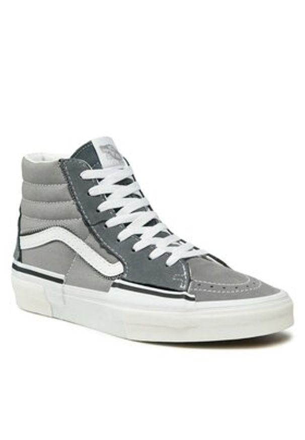 Vans Tenisówki Sk8-Hi Reconstruct VN0005UKGRY1 Szary. Kolor: szary. Materiał: materiał