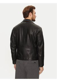 BOSS Kurtka skórzana Jolush 50530258 Czarny Regular Fit. Kolor: czarny. Materiał: skóra #7