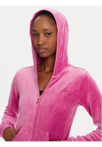 Juicy Couture Bluza Robyn JCSEBJ007G Różowy Slim Fit. Kolor: różowy. Materiał: bawełna #4