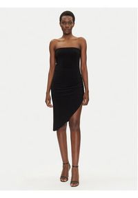 NORMA KAMALI Sukienka koktajlowa KK4223PL949001 Czarny Slim Fit. Kolor: czarny. Materiał: syntetyk. Styl: wizytowy