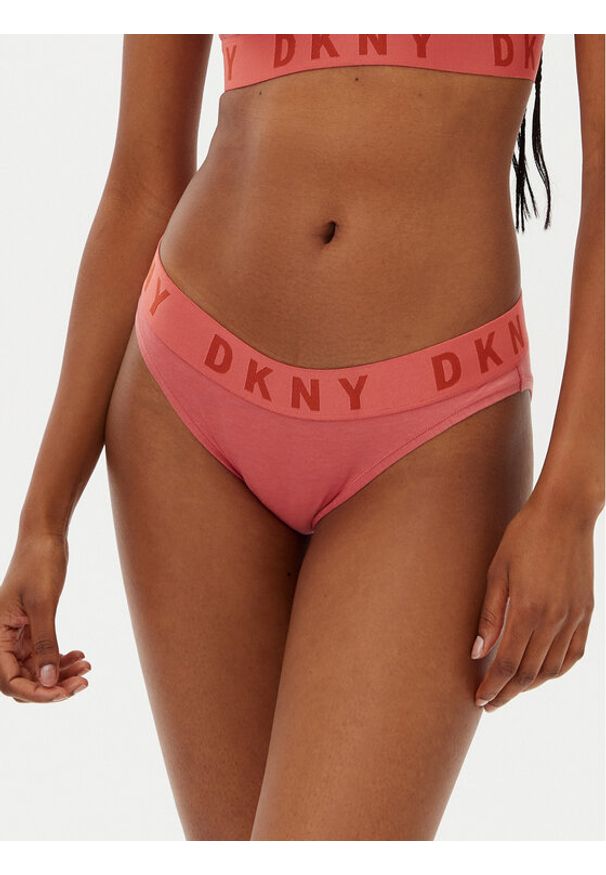 DKNY Figi klasyczne DK4513 Różowy. Kolor: różowy. Materiał: bawełna