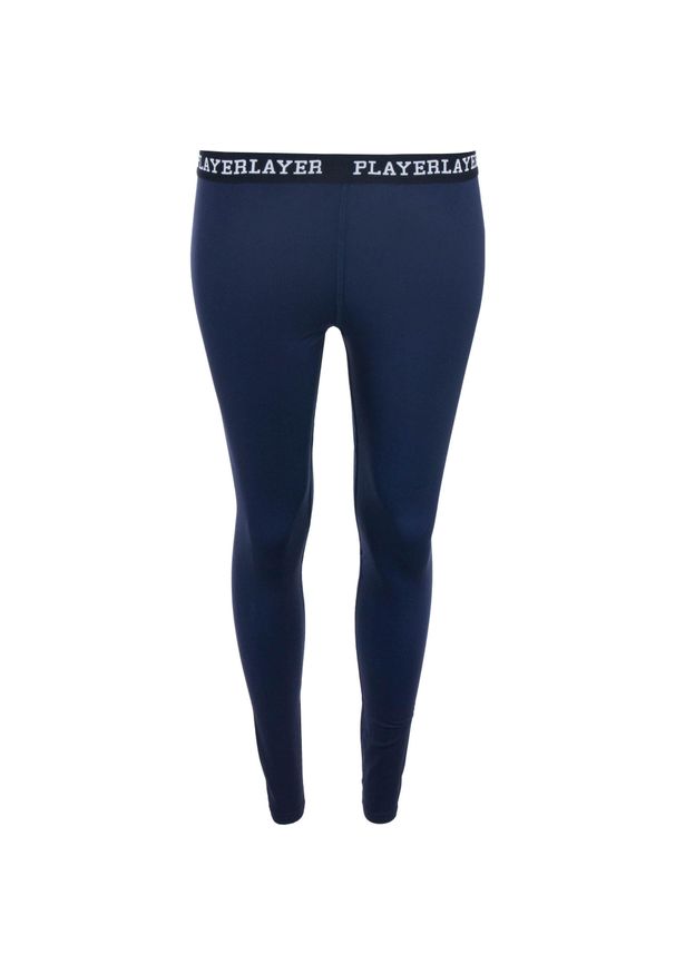 POWERLAYER - Legginsy termiczne damskie PlayerLayer P-860 - Navy, XS. Kolor: niebieski