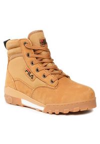 Fila Trapery Grunge II Mid FFW0217.23015 Brązowy. Kolor: brązowy. Materiał: skóra, nubuk