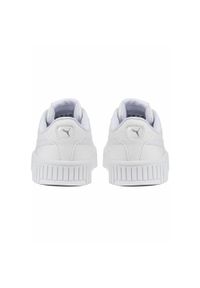 Puma - Dziecięce sneakersy Carina 2.0 PUMA White Silver Gray. Kolor: biały, wielokolorowy, szary. Sezon: lato