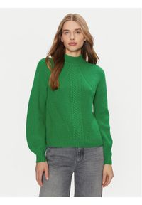 only - ONLY Golf Katia 15324678 Zielony Regular Fit. Typ kołnierza: golf. Kolor: zielony. Materiał: syntetyk #1