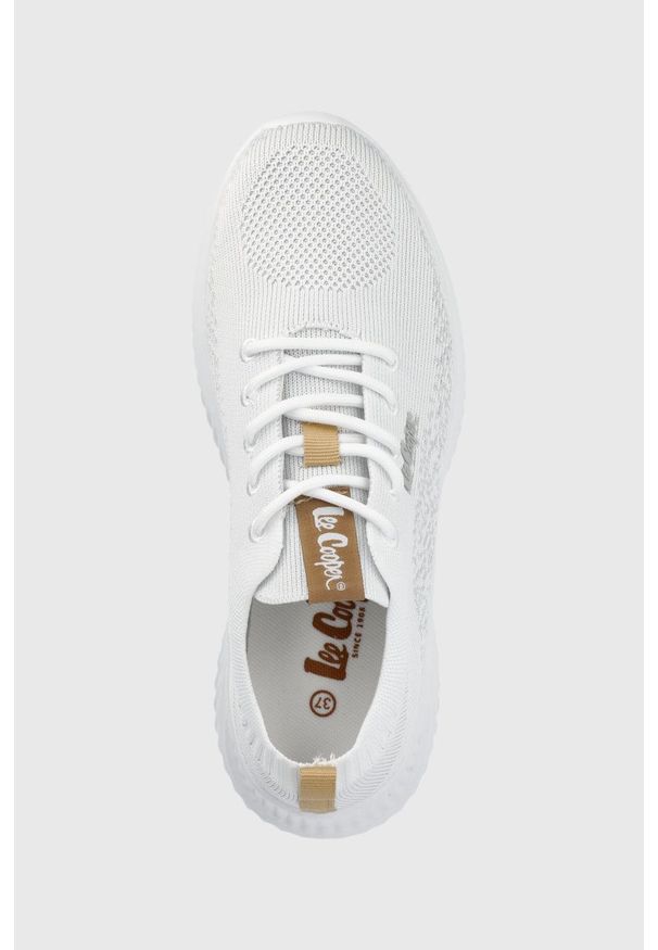 Lee Cooper buty kolor biały. Zapięcie: sznurówki. Kolor: biały. Materiał: guma
