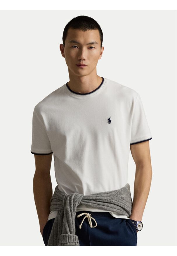 Polo Ralph Lauren T-Shirt 710963492002 Biały Regular Fit. Typ kołnierza: polo. Kolor: biały. Materiał: bawełna