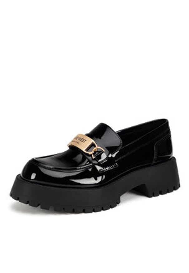 Nine West Loafersy WFA2998-1 Czarny. Kolor: czarny. Materiał: skóra